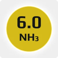 Аммиак  (NH3) 6.0 (99,9999%) в баллоне  сталь легир.  50л (28,5кг), вентиль SS DIN1