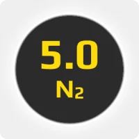 Азот (N2) ОСЧ 5.0 (99,999%) в моноблоке 12х50л 200бар, соединение  G3/4 (DIN 9)