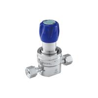 Регулятор AMFLO UHP AU23 Материал: Код Z (Body,Poppet, Nozzle,Diaphragm,Gland-SUS316L,Seat: PCTFE) ; Поверхность 0.25 um; 3х портовый, вх. давл. 206 бар, CV-0.9