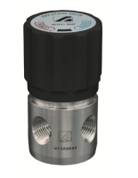 Запорный клапан  AMFLO DV25L-FNT4-FNT4 нерж. сталь 4х портовый, вход и выход NPT 1/4, уплотнение EPDM / Valve DV25L-FNT4-FNT4 4-ports FNPT 1/4 stainless steel